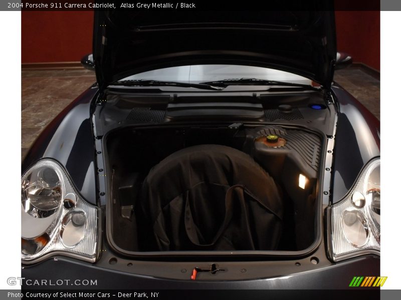Atlas Grey Metallic / Black 2004 Porsche 911 Carrera Cabriolet