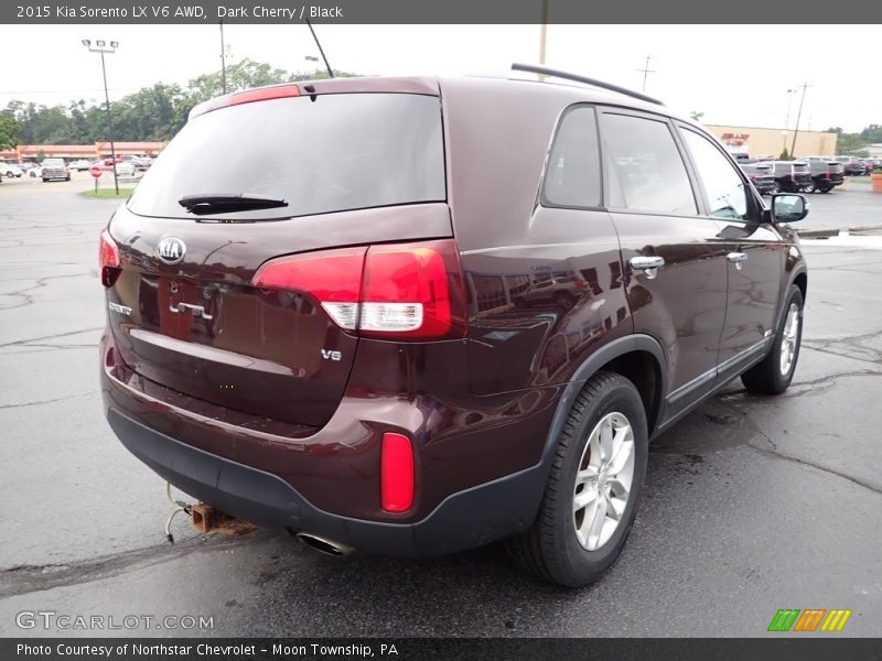 Dark Cherry / Black 2015 Kia Sorento LX V6 AWD