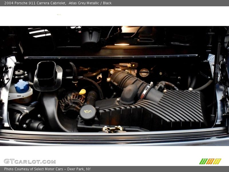 Atlas Grey Metallic / Black 2004 Porsche 911 Carrera Cabriolet