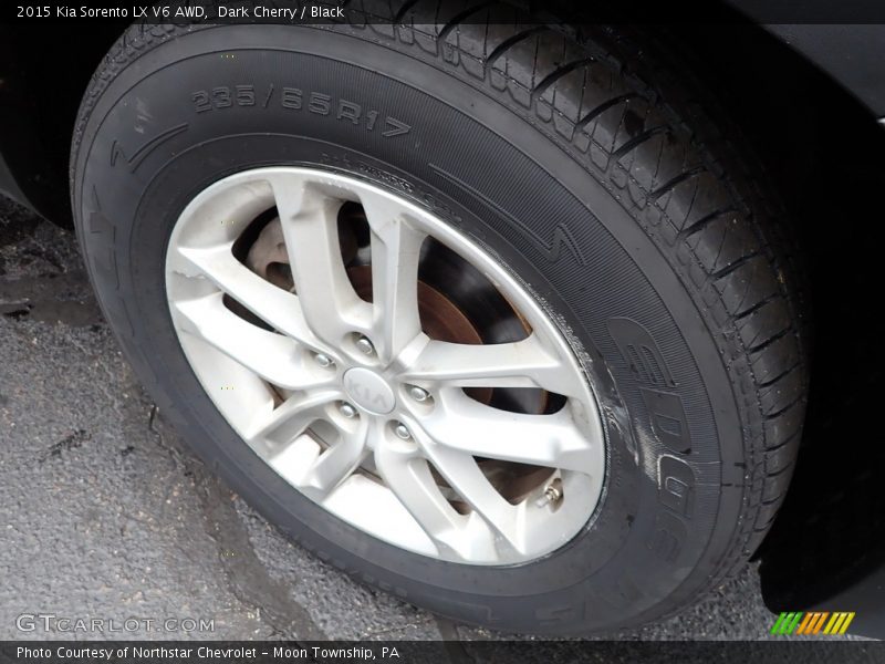 Dark Cherry / Black 2015 Kia Sorento LX V6 AWD