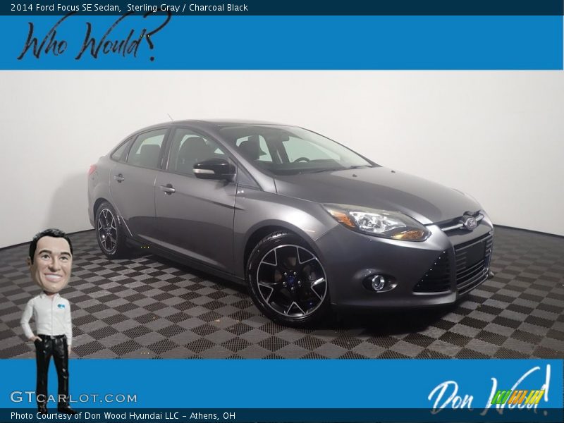 Sterling Gray / Charcoal Black 2014 Ford Focus SE Sedan