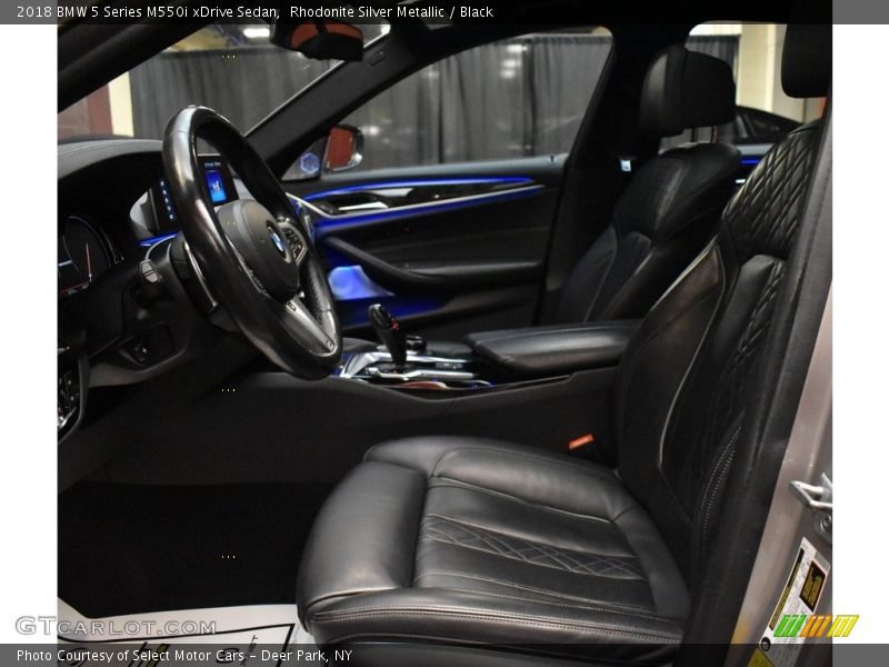 Front Seat of 2018 5 Series M550i xDrive Sedan