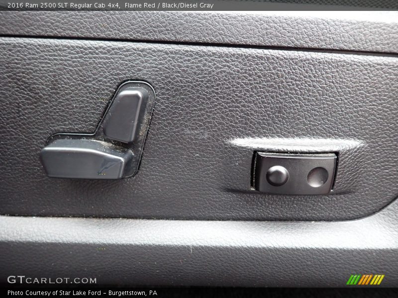 Front Seat of 2016 2500 SLT Regular Cab 4x4