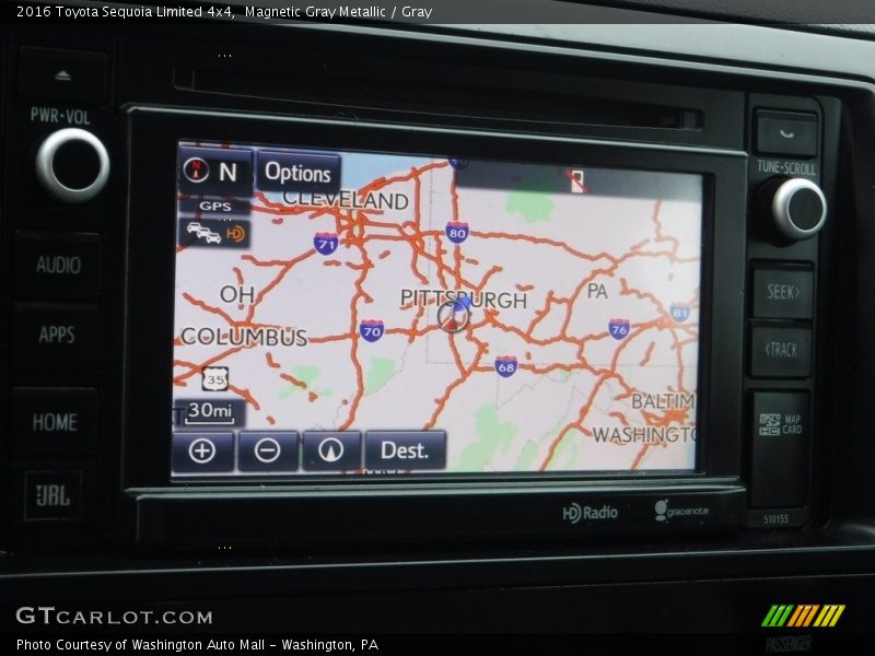 Navigation of 2016 Sequoia Limited 4x4