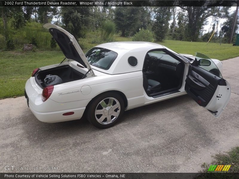 Whisper White / Midnight Black 2002 Ford Thunderbird Deluxe Roadster