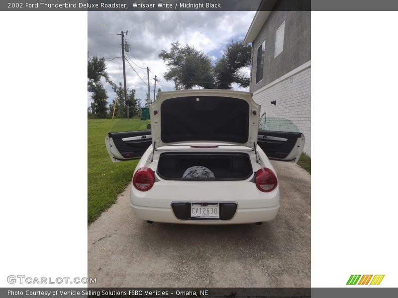 Whisper White / Midnight Black 2002 Ford Thunderbird Deluxe Roadster