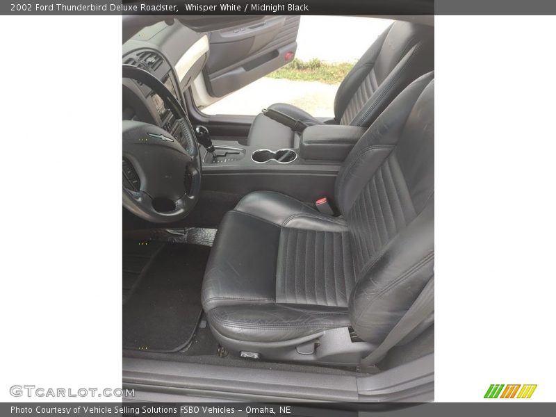 Whisper White / Midnight Black 2002 Ford Thunderbird Deluxe Roadster