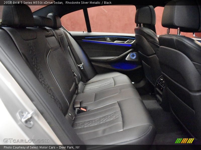 Rear Seat of 2018 5 Series M550i xDrive Sedan