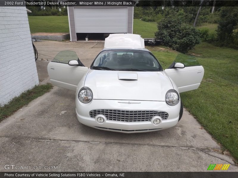 Whisper White / Midnight Black 2002 Ford Thunderbird Deluxe Roadster