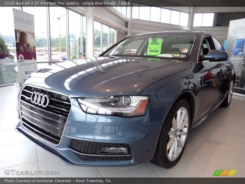Utopia Blue Metallic / Black 2016 Audi A4 2.0T Premium Plus quattro