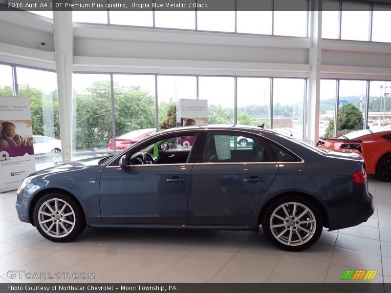 Utopia Blue Metallic / Black 2016 Audi A4 2.0T Premium Plus quattro