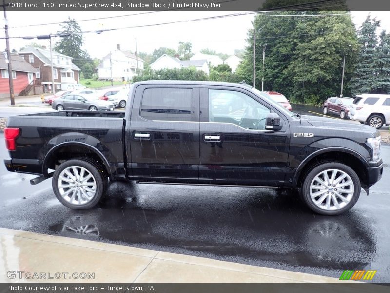 Shadow Black / Limited Navy Pier 2018 Ford F150 Limited SuperCrew 4x4