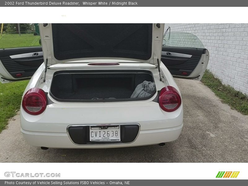 Whisper White / Midnight Black 2002 Ford Thunderbird Deluxe Roadster