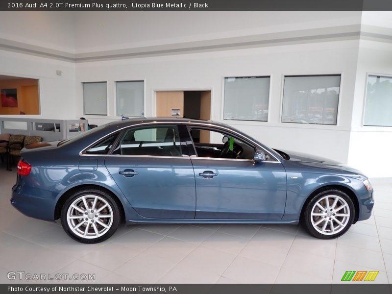 Utopia Blue Metallic / Black 2016 Audi A4 2.0T Premium Plus quattro