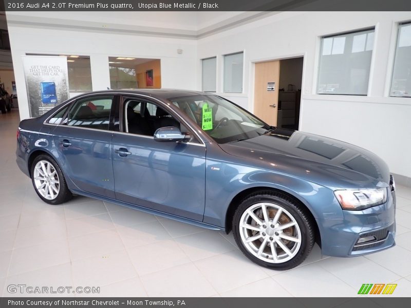 Utopia Blue Metallic / Black 2016 Audi A4 2.0T Premium Plus quattro