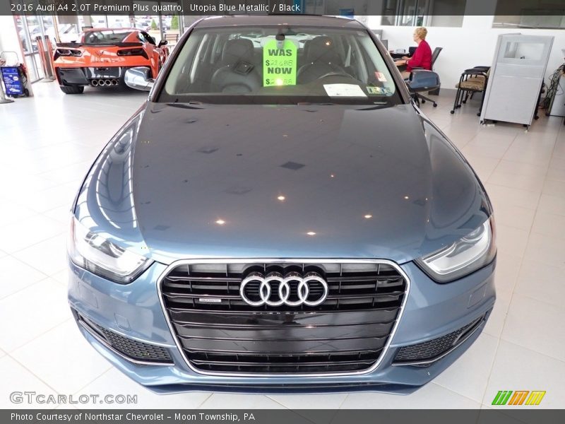 Utopia Blue Metallic / Black 2016 Audi A4 2.0T Premium Plus quattro