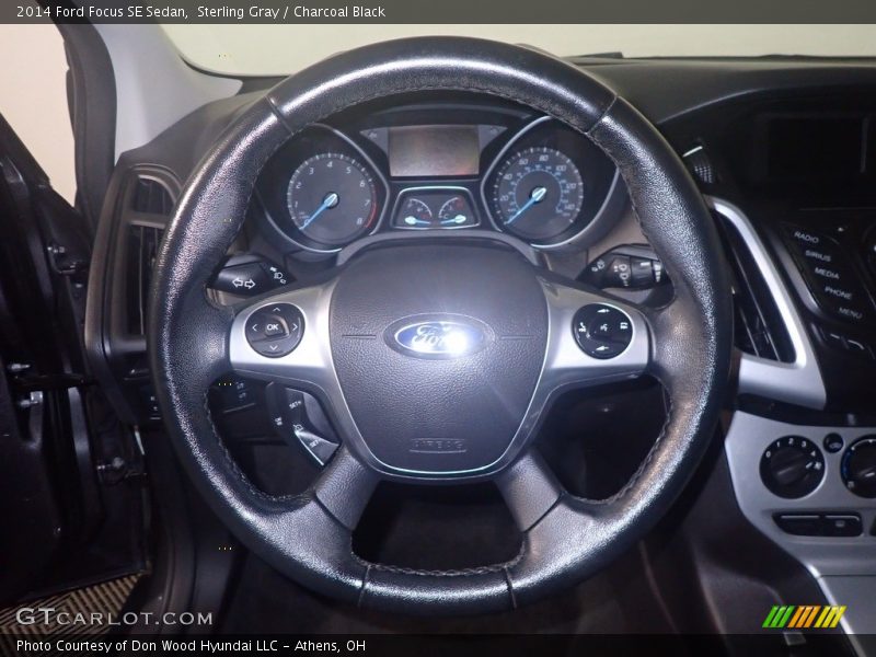 Sterling Gray / Charcoal Black 2014 Ford Focus SE Sedan