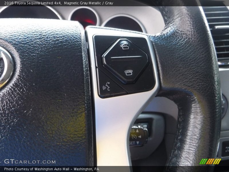Magnetic Gray Metallic / Gray 2016 Toyota Sequoia Limited 4x4