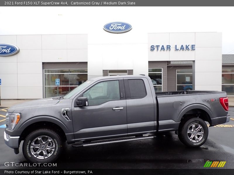 Carbonized Gray / Medium Dark Slate 2021 Ford F150 XLT SuperCrew 4x4