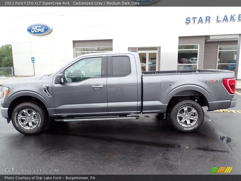 Carbonized Gray / Medium Dark Slate 2021 Ford F150 XLT SuperCrew 4x4