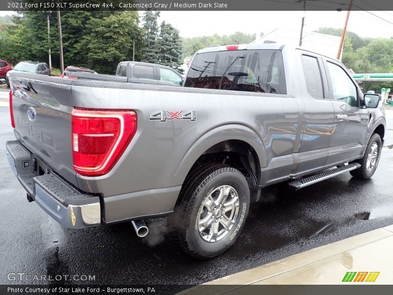 Carbonized Gray / Medium Dark Slate 2021 Ford F150 XLT SuperCrew 4x4