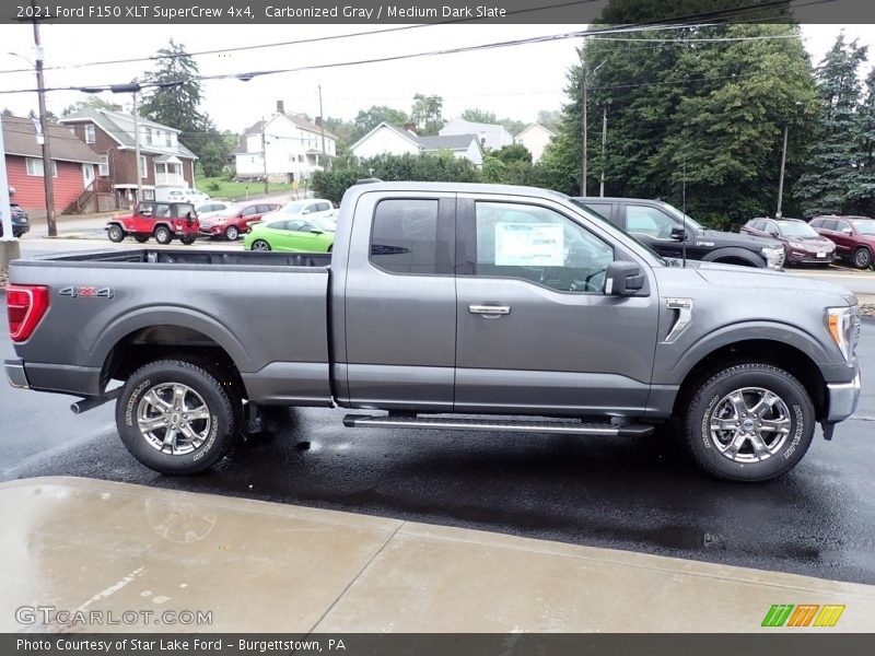 Carbonized Gray / Medium Dark Slate 2021 Ford F150 XLT SuperCrew 4x4