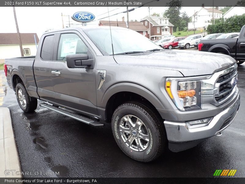Carbonized Gray / Medium Dark Slate 2021 Ford F150 XLT SuperCrew 4x4