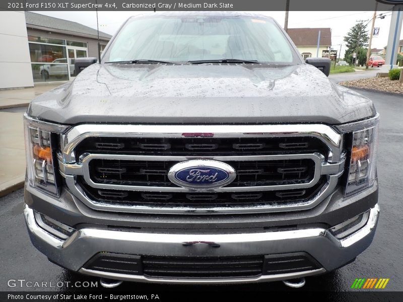 Carbonized Gray / Medium Dark Slate 2021 Ford F150 XLT SuperCrew 4x4