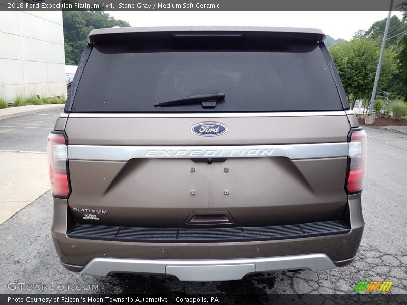 Stone Gray / Medium Soft Ceramic 2018 Ford Expedition Platinum 4x4