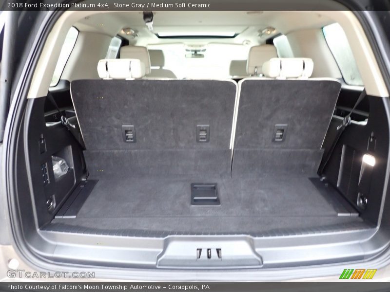 Stone Gray / Medium Soft Ceramic 2018 Ford Expedition Platinum 4x4