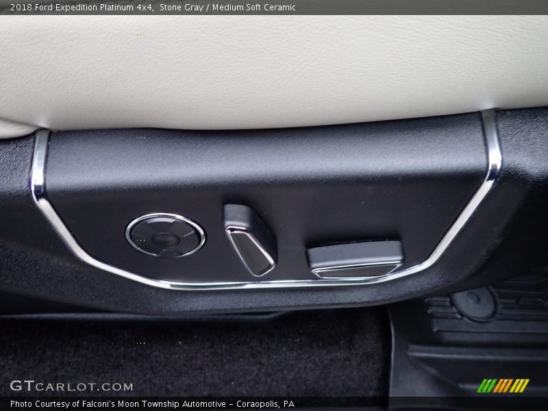 Stone Gray / Medium Soft Ceramic 2018 Ford Expedition Platinum 4x4