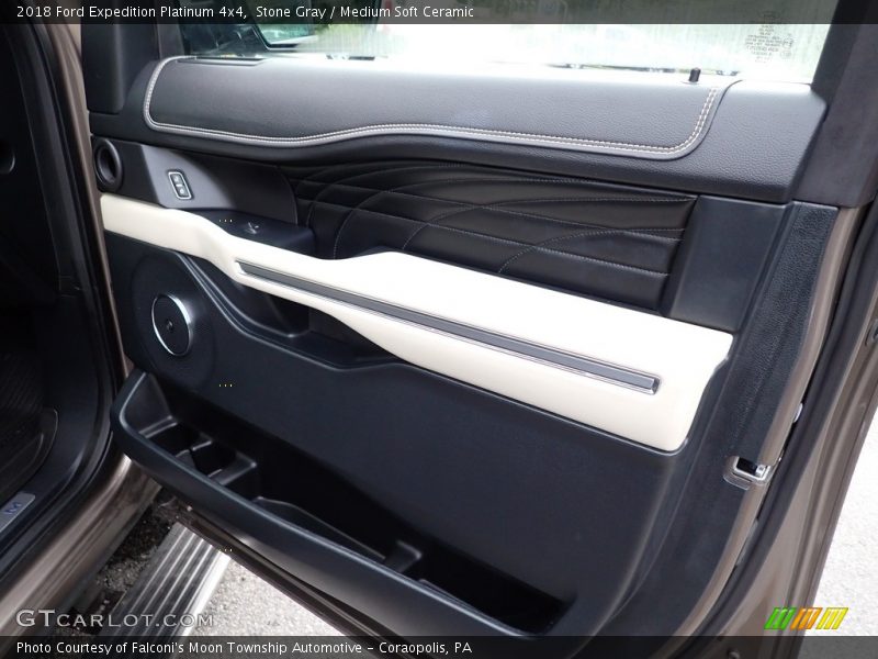 Stone Gray / Medium Soft Ceramic 2018 Ford Expedition Platinum 4x4