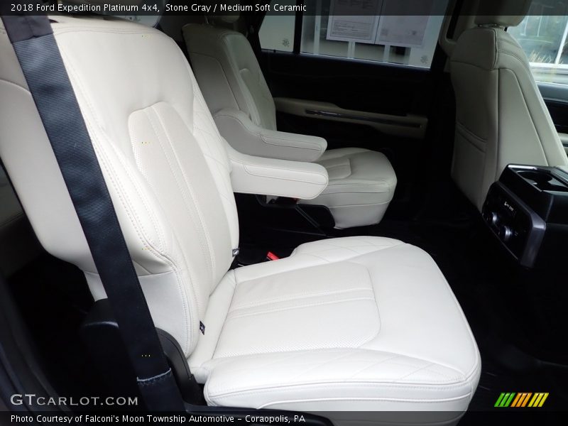 Stone Gray / Medium Soft Ceramic 2018 Ford Expedition Platinum 4x4