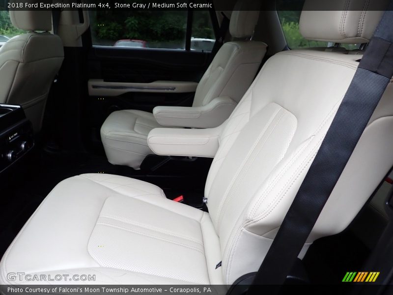 Stone Gray / Medium Soft Ceramic 2018 Ford Expedition Platinum 4x4