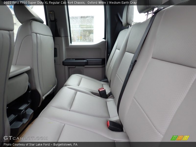 Rear Seat of 2022 F550 Super Duty XL Regular Cab 4x4 Chassis