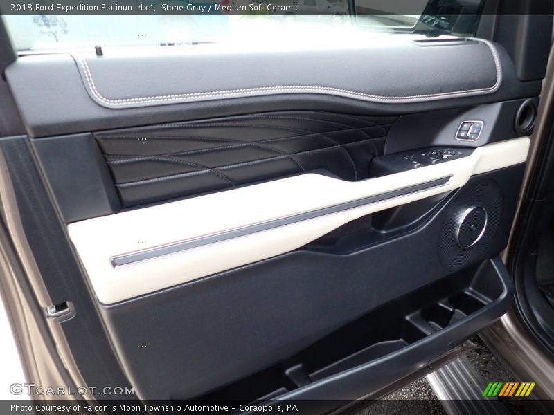 Stone Gray / Medium Soft Ceramic 2018 Ford Expedition Platinum 4x4