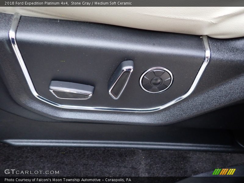 Stone Gray / Medium Soft Ceramic 2018 Ford Expedition Platinum 4x4