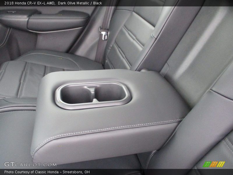 Dark Olive Metallic / Black 2018 Honda CR-V EX-L AWD