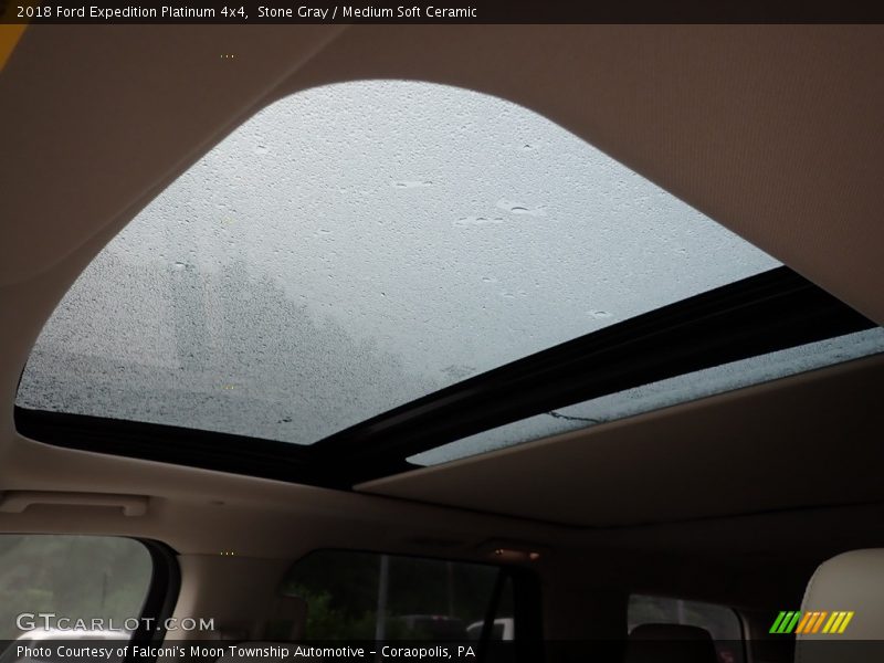 Stone Gray / Medium Soft Ceramic 2018 Ford Expedition Platinum 4x4