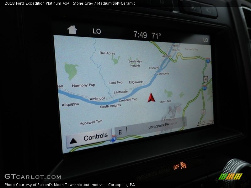 Stone Gray / Medium Soft Ceramic 2018 Ford Expedition Platinum 4x4