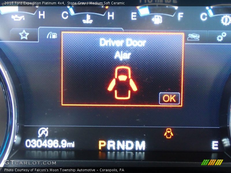 Stone Gray / Medium Soft Ceramic 2018 Ford Expedition Platinum 4x4