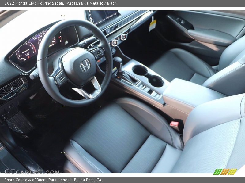  2022 Civic Touring Sedan Black Interior