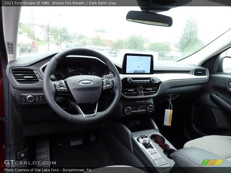 Bronze Fire Metallic / Dark Earth Gray 2021 Ford Escape SE 4WD