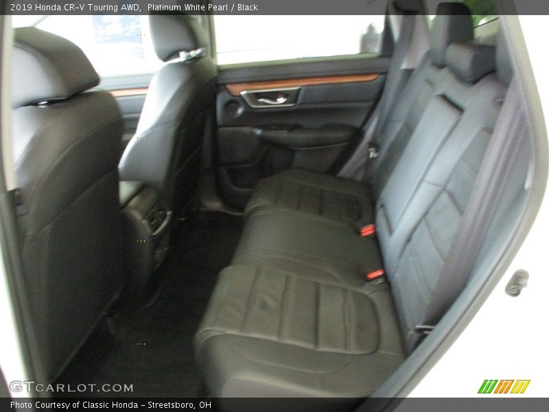 Platinum White Pearl / Black 2019 Honda CR-V Touring AWD