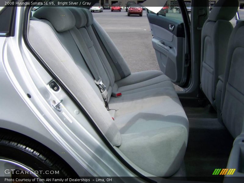 Bright Silver / Gray 2008 Hyundai Sonata SE V6