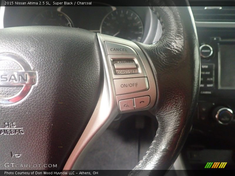 Super Black / Charcoal 2015 Nissan Altima 2.5 SL