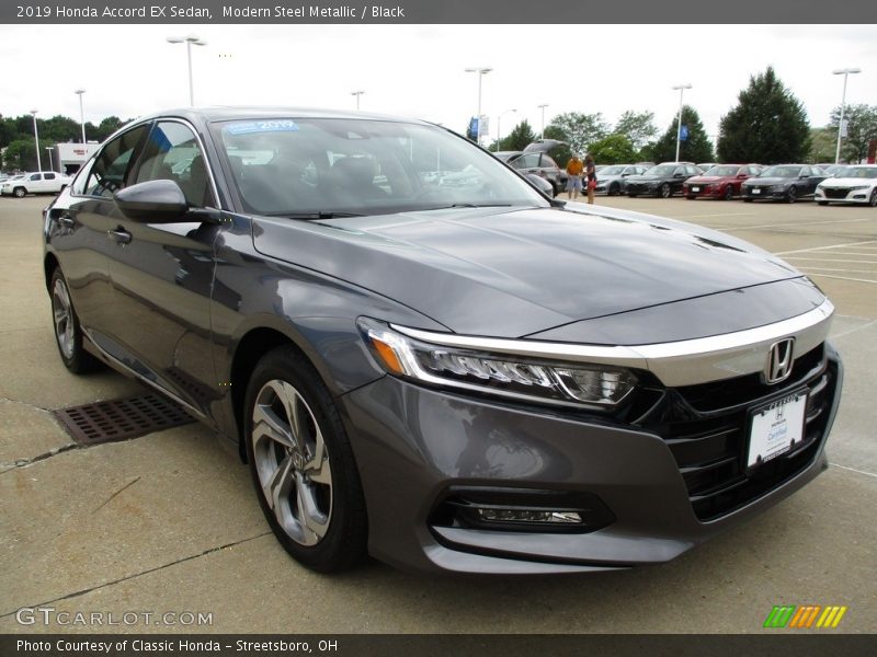 Modern Steel Metallic / Black 2019 Honda Accord EX Sedan