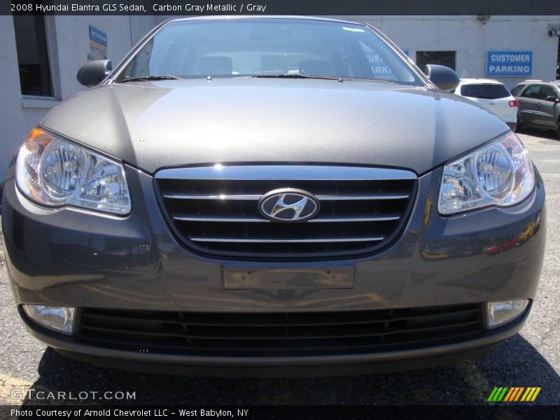 Carbon Gray Metallic / Gray 2008 Hyundai Elantra GLS Sedan