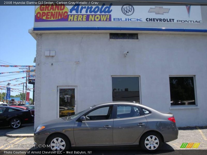 Carbon Gray Metallic / Gray 2008 Hyundai Elantra GLS Sedan