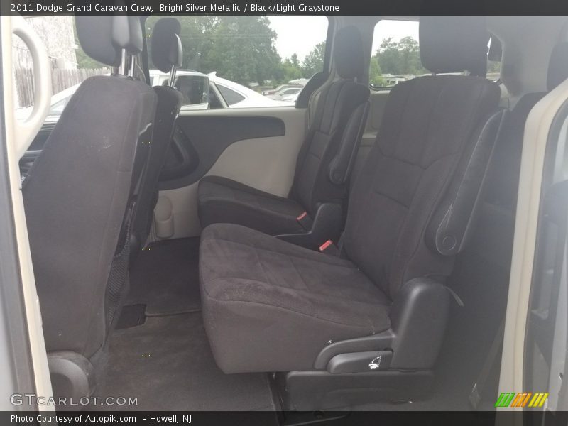 Bright Silver Metallic / Black/Light Graystone 2011 Dodge Grand Caravan Crew
